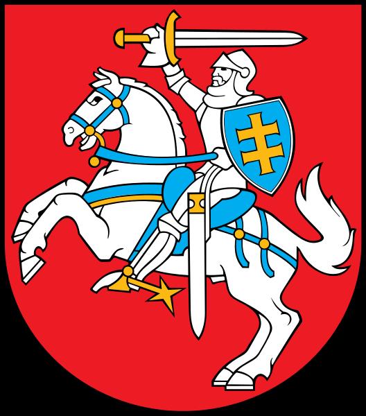 Litvánia címere A kettős kereszt átvétele XIV.