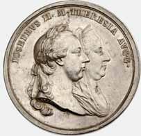 NAT.D.13.MAII.1717. / DEN.29.NOV.1780. 21.86 gr., 44 mm, Mont: 2103, Horsky: 2989, Patina! vorzüglich 100.