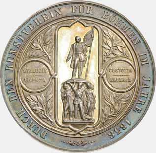 Ezüstérem /Silbermedaille/ (Ag) 1869 Ferenc József szentföldi látogatására /auf den Besuch des Heiligen Grabes in Jerusalem/ Josef Tautenhayn mûve Wien Av: FRANCICVS