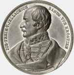 Ónérem /Zinnmedaille/ (Zn) évszám nélkül / ohne Jahreszahl/ 1848 Josef Jellachich az osztrák császárság melletti hitvallása / auf die