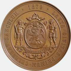 608 608. Ezüstérem /Silbermedaille/ (Ag) 1890 Waidhofen város felszabadításának 360.