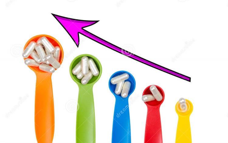 Dózisemelés Idő Fájdalomszint Bevett dózis 10 óra 8 10 mg
