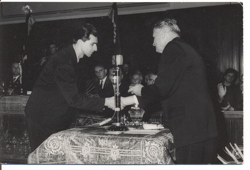 ábra: Losonczi László avatása Losonczi László (Sub auspiciis Rei Publicae Popularis avatás: 1965.