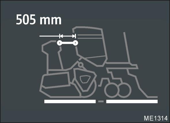 A gép fel- és lekapcsolása 9. A felső függesztőkar (127 ábra/1) letűzése és biztosítása rugós rögzítőelemmel. 10. A felső függesztőkar hosszának beállítása a köv.