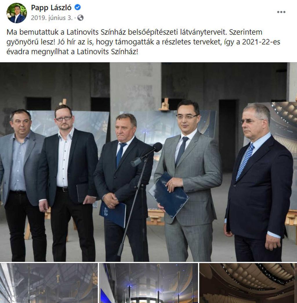 Papp László polgármester Facebook-oldaláról fotó: Facebook 2019. június 4. Nemzeti Összetartozás Napja - A Magyar Fájdalom szobránál emlékeztek a trianoni békediktátum aláírásának 99. évfordulójára.