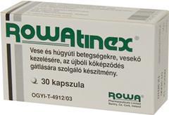 Kapszula 30x Összetétel: Illóolajok: Rowatinex rozmaring, eukaliptusz, boróka, cickafark, ánizs, édeskömény, zsálya Javallat: vesekő megelőzés