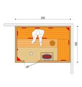 Épített kombinált szauna 1 Épített kombinált szauna 2 Épített kombinált szauna 3 ÉPÍTETT KOMBINÁLT SZAUNA 1 160 145 210 cm, belső magasság: 200 cm 1 649 900 Ft-tól Szauna struktúra 60 43 tömörfa váz