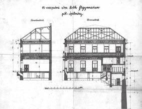 keresztmetszet. Schmahl Henrik építész, 1901. 67 26.