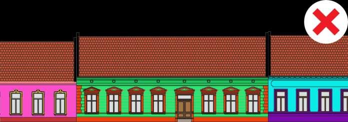 településrészein jellemzően természetes,