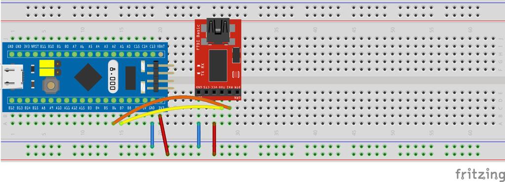 Program07_2 Az STM32F103C8 mikrovezérlő belső hőmérőjének (AN16) jelét mérjük és számítjuk át Celsius fokokra A konverziót Timer2 CH2 csatornájának CC2 eseményével