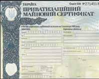 23.. Ukrajna gazdasági fejlődése 1999 2005 között Tulajdonprivatizációs tanúsítvány (utalvány).