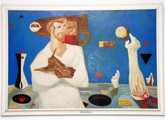 1954-ben a Föld népe-sorozatával kezdődött grafikai világának teljes kibontakozása, ezután alkotta gondolatban gazdag sorozatait: Emberek a hegyen (1956-1957); Asszonyok (1956); Forradalom-élet,