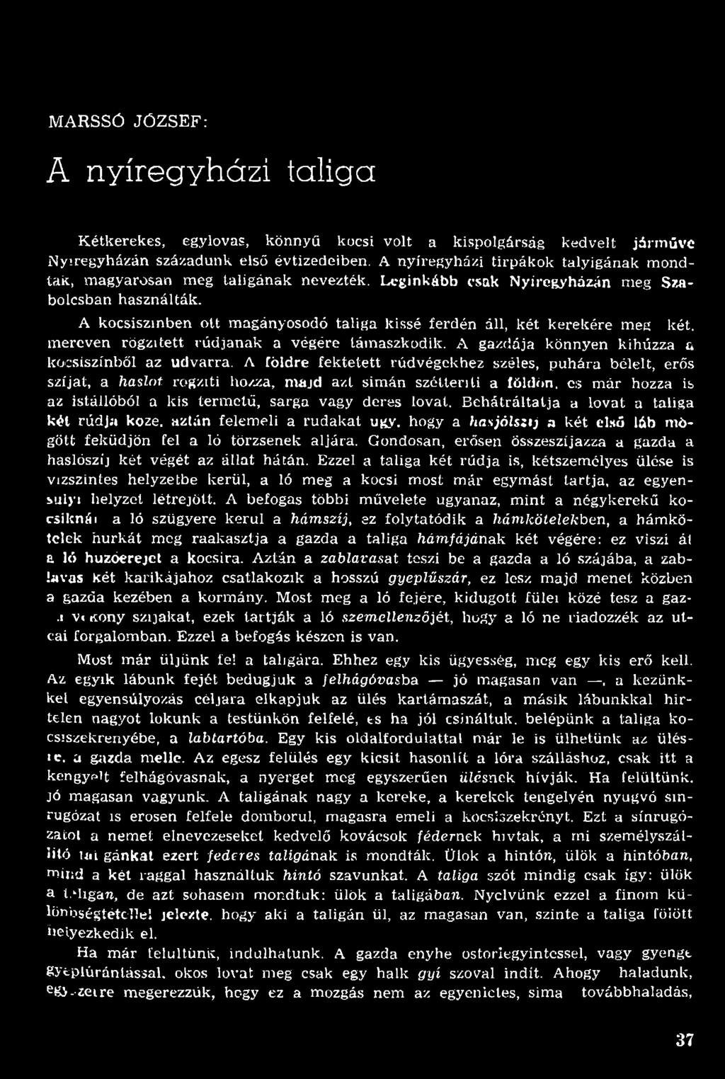 B ehátráltatja a lovat a taliga kél rúdja köze. aztán felem eli a rudakat úgy. hogy a hasjólsztj a két első láb mögött feküdjön fel a ló törzsének aljára.