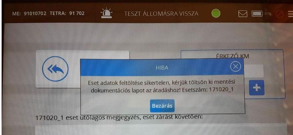 Ismételt sikertelenség esetén papír