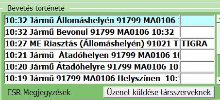 CAD-ben is megjelenik, hogy másik mentőegység került