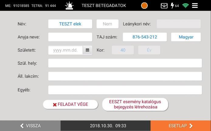 Sürgős, életet veszélyeztető helyzetben segítséget adó információ kérésekor, ún: breakglass eljárással, szintén azonosítás után, de a beteg által esetleg