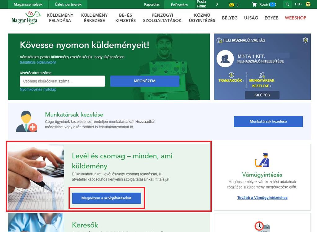 Bejelentkezés 1.