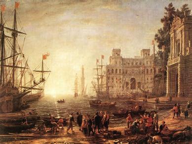 Claude Lorrain: Kikötői jelenet a