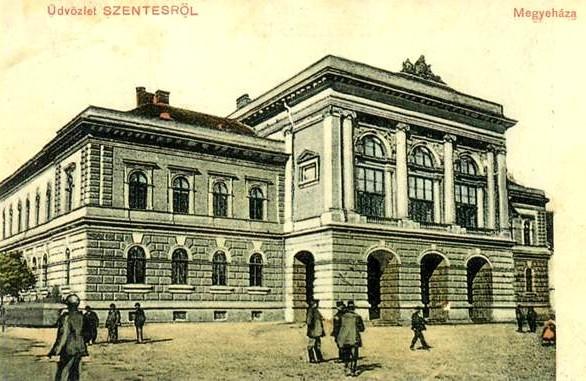 58 A honismereti élet kibontakozása Csongrád megyében A szentesi Megyeháza régi képeslapon A közbejött politikai változások a Hazafias Népfront szervezetét elsodorták, ezáltal a Honismereti Bizottság
