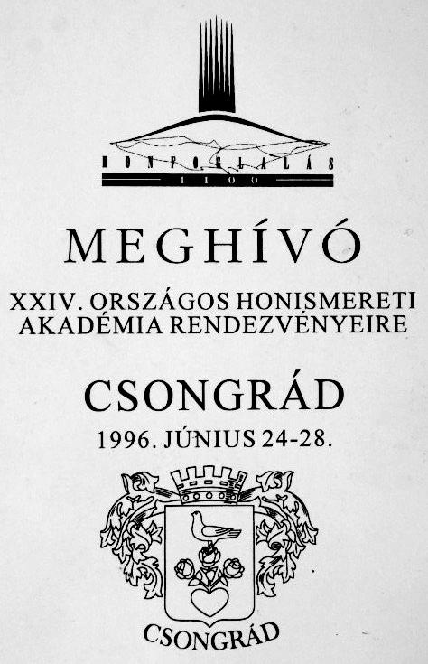 Csongrád megye honismereti életének történeti kronológiája 81 ra, Hordós Zsuzsanna és Pallagi Róbert. Tanáruk: Pál Lászlóné. A piarista döntősök: Both Gergely, Miklós Péter, Pintér Olivér.