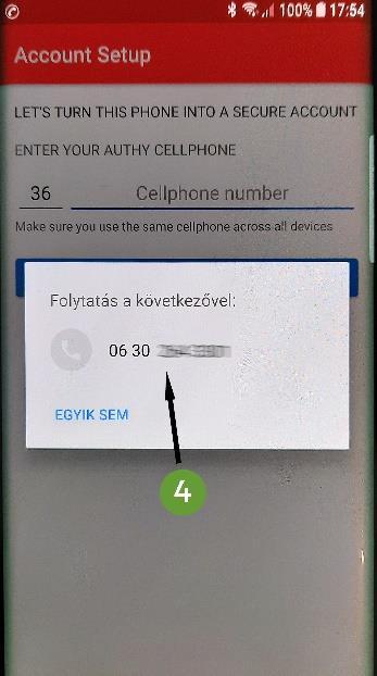 (4) Egyes telefonkészülékek automatikusan fel fogják kínálni a saját számként beállított telefonszámot.