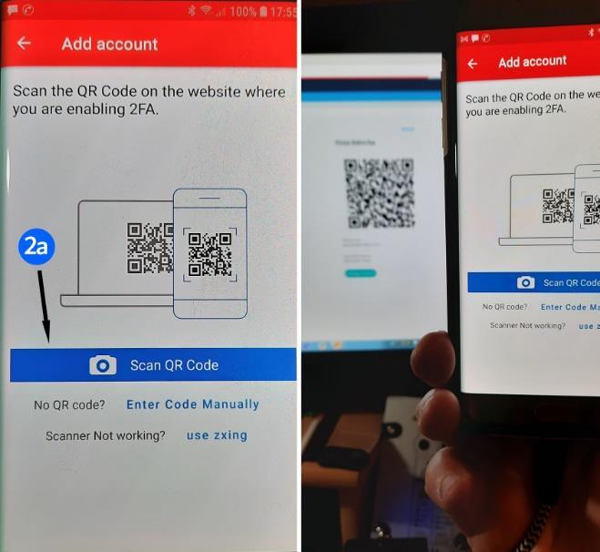 Authy alkalmazás számára.