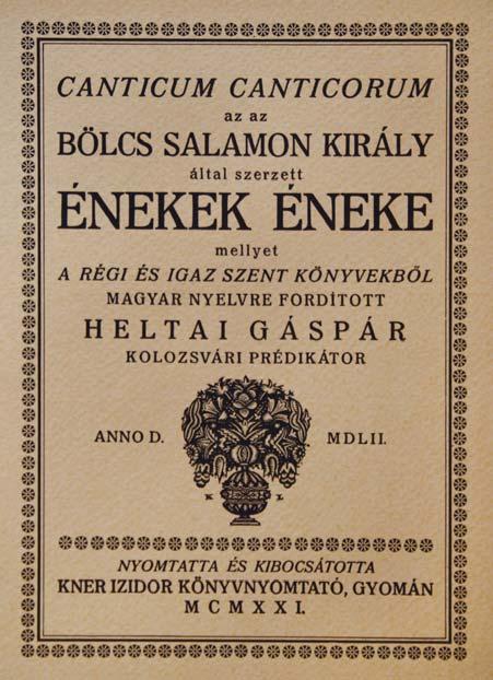 Fotó: Csehy Tünde tartott elôadást. 1931-ben a párizsi nemzetközi könyvmûvészeti kiállításon szervezte a magyar szekciót. A Magyar Könyv- és Reklámmûvészek Egyesü le - tének alelnöke volt.