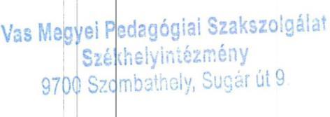 3. A székhelyintézmény általános jellemzői a. Alapadatok Az intézmény OM azonosítója: 200869 A székhelyintézmény címe: 9700 Szombathely, Sugár u. 9. III.