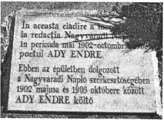 A magyar nyelv táblát Szabó Ödön és Tóth János, a román nyelv változatát Aurel Chiriac és Cornel Suciu leplezte le.