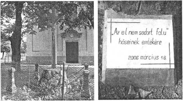 Demeter Ottó, a magyarországi Zsadány lelkipásztora beszélt az 1848 49-es forradalomról. Az ünnepség a templomkertben folytatódott. Szabó István az 1949-es bélfenyéri parasztlázadást ismertette.