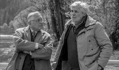 A színész Jiří Menzel és Václav Neckář főszereplő a Szigorúan ellenőrzött vonatokban, 1966 Menzel az Ivan Csonkin közlegény élete és különleges kalandjai című film forgatásán, 1993 Jiří Menzel