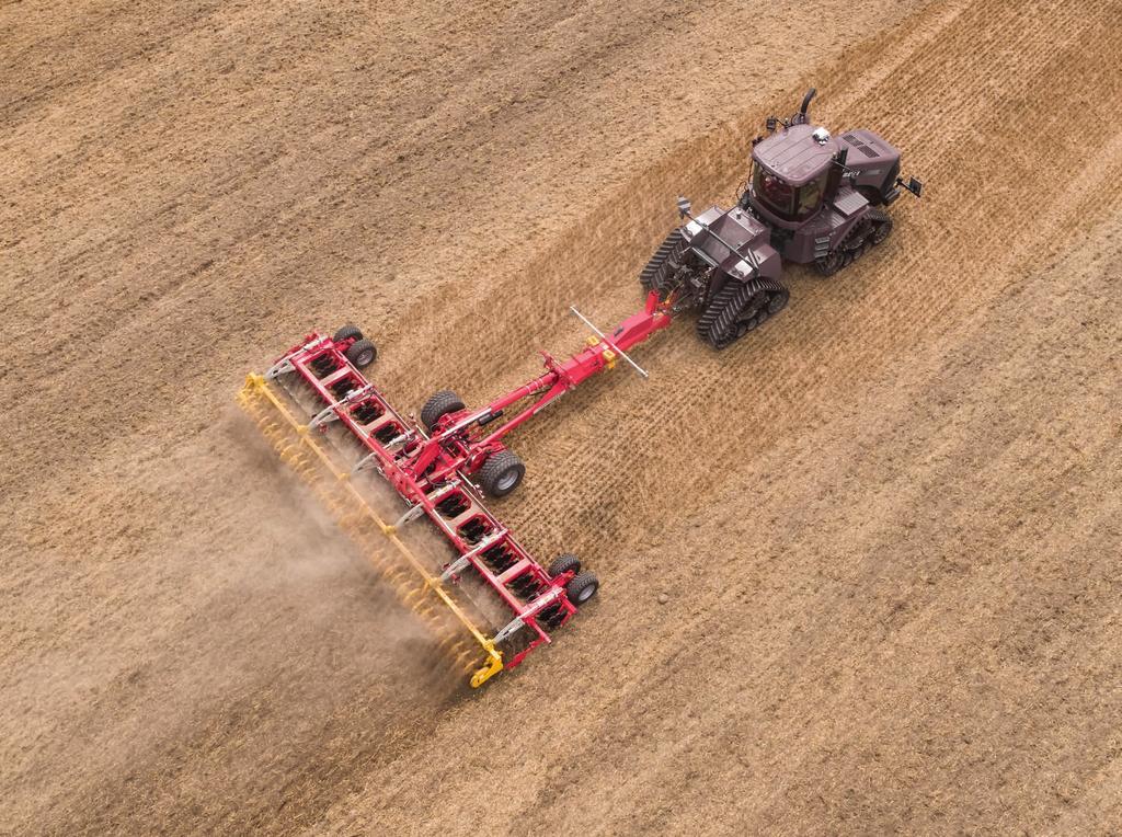 Vontatott, felhajtható rövid tárcsás boronák TERRADISC 8001 T / 10001 T ontatott el ajt at rö id t r s s boronák A 8 10 m munkaszélességű TERRADISC T modelleket egy szállító futómű hordozza.