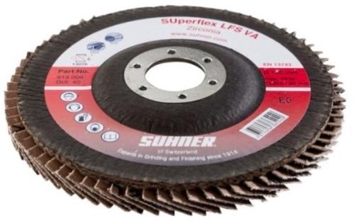 60+ 07161 07498 80+ 07162 07499 120+ 07163 07500 10 10 Superflex lamellás korong univerzális használatra rozsdamentes acélhoz, és más anyagohoz alkalmas cirkón szemcséket tartalmaz