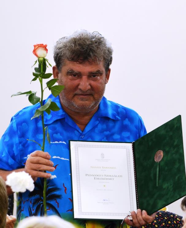 Pedagógus Szolgálati Emlékérem Nánási Barnabás Nánási Barnabás több mint 31 évig dolgozott a pedagóguspályán.