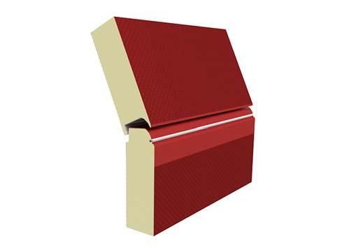 1.3 Kapuszárny 1.3.3 Függőleges keresztmetszet 1.3.1 Felépítés Az overhead sectional door szárnya zsanérosan kapcsolódó vízszintes szekciókból áll.
