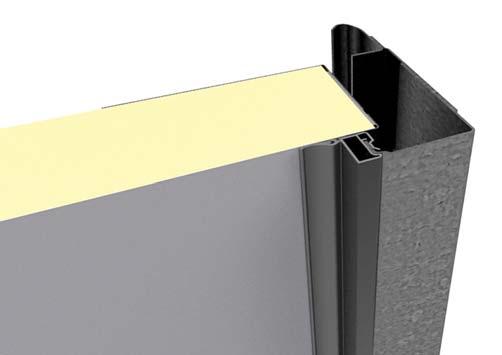 Az ABS adapterprofilra illesztett duplaperemes EPDMgumi felső tömítés a lehető legjobb szigetelést és légzárást biztosítja. RAL 5010 RAL 6005 RAL 7016 RAL 7024 RAL 8017 RAL 9002 RAL 9005 RAL 9006 1.3.