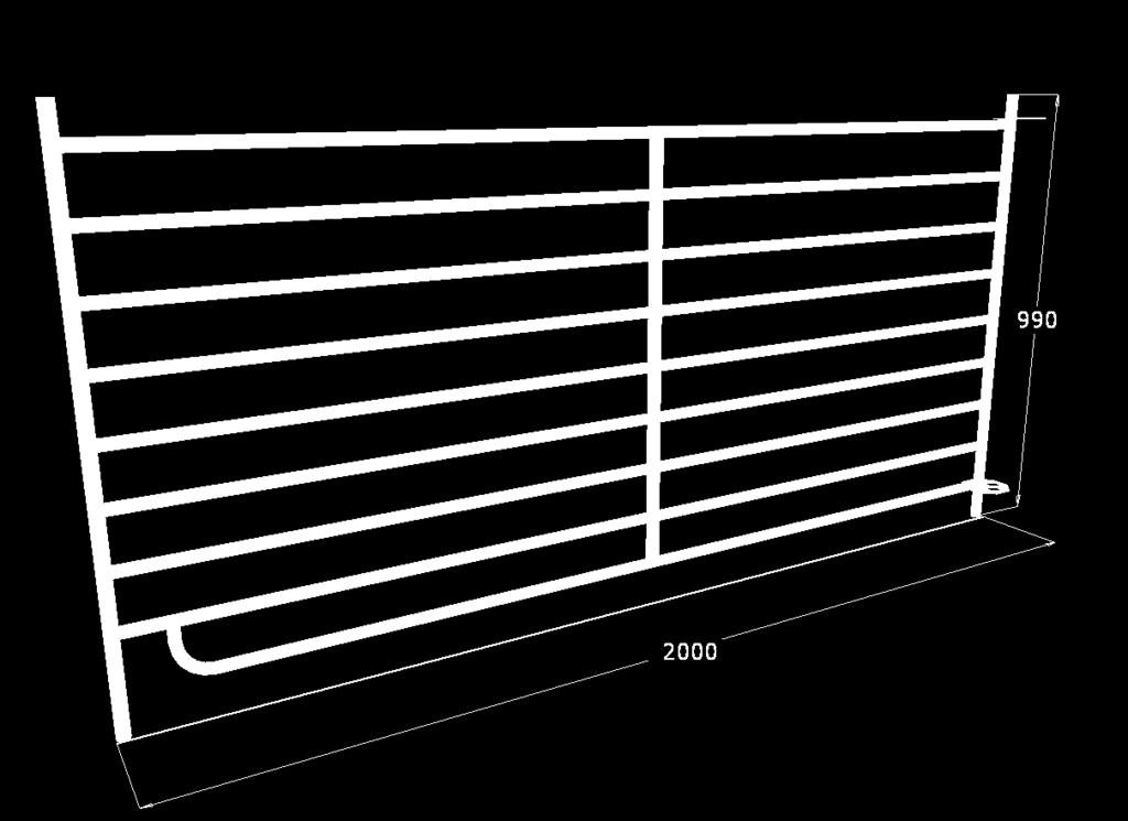 Karámelem L=2 m