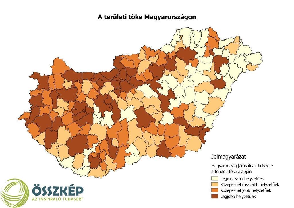 sávokban a prosperitás velejáróiként alacsony(abb) a munkanélküliség, kedvezőbbek a jövedelmi viszonyok és - a két megyei jogú várost: Székesfehérvárt és Dunaújvárost kivéve, ahol a szuburbanizációs