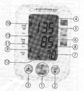 Esperanza VERVE felkaros vérnyomásmérő ECB003 - PDF Ingyenes letöltés