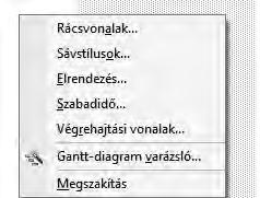 párbeszédablakban (Formátum/Sávstílusok
