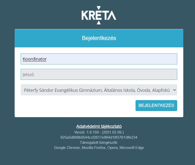 3.2 Menüstruktúra / Funkciótérkép 3.2.1 Belépés, feladatellátási hely kiválasztása Az ier.e-kreta.