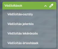 Az egyes funkciókban alapvető megjelenítési szabály, hogy mindig a