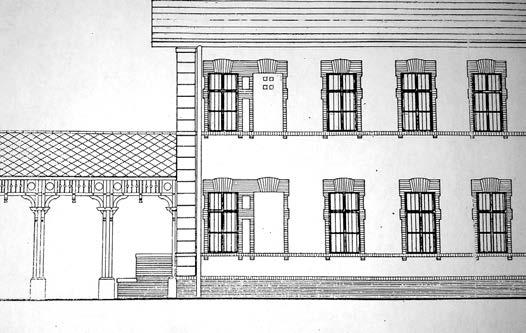 1996-os felújítási terv, pavilon oldalnézetben forrás: Budapest Főváros Levéltára tervtár munkájáról. Ennek alapján számoltak be a lányok fejlődéséről a házi tanács előtt.