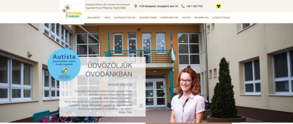 CSALÁDOKKAL VALÓ KAPCSOLATTARTÁS Információk, tájékoztatók kihelyezése: Faliújság: az aulában és a