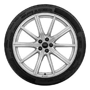 6 AUDI 5-Y-Speichen-Rotor-Design 10,5 x 23'' 5/112/18 295/35 R23