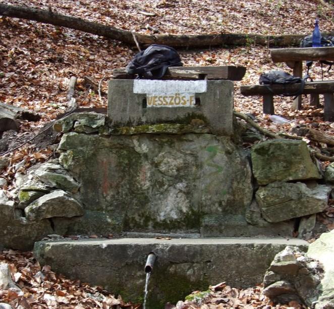 Vesszős-forrás A vízkémiai vizsgálatok alapján a forrás vize megfelelő minőségű. Turisták által rendszeresen látogatott. Környezete rendezett, a bútorzat jó állapotú, nincs szemét. Koord.