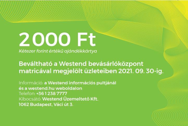 ÁLTALÁNOS SZERZŐDÉSI FELTÉTELEK Westend Vásárlási Utalvány - PDF Free  Download