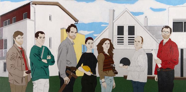 canvas, 2005 TAAT 90 x