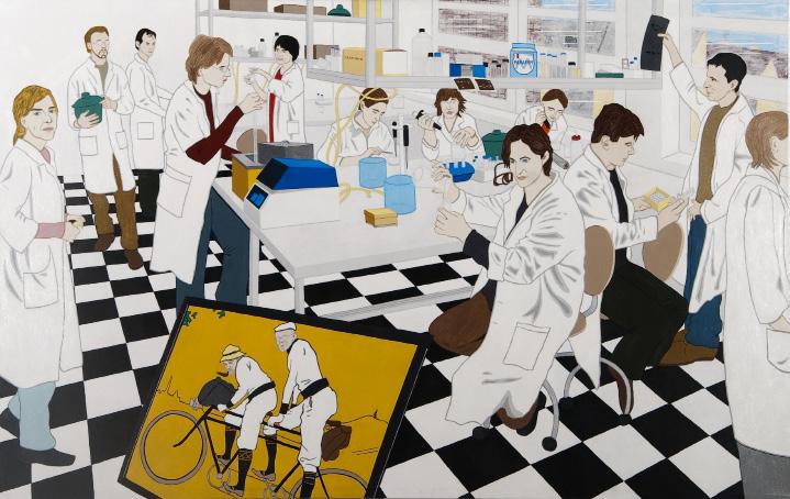 Enzymology lab 110 x 170 cm,