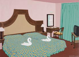 Honeymoon suite 110 x 135 cm,